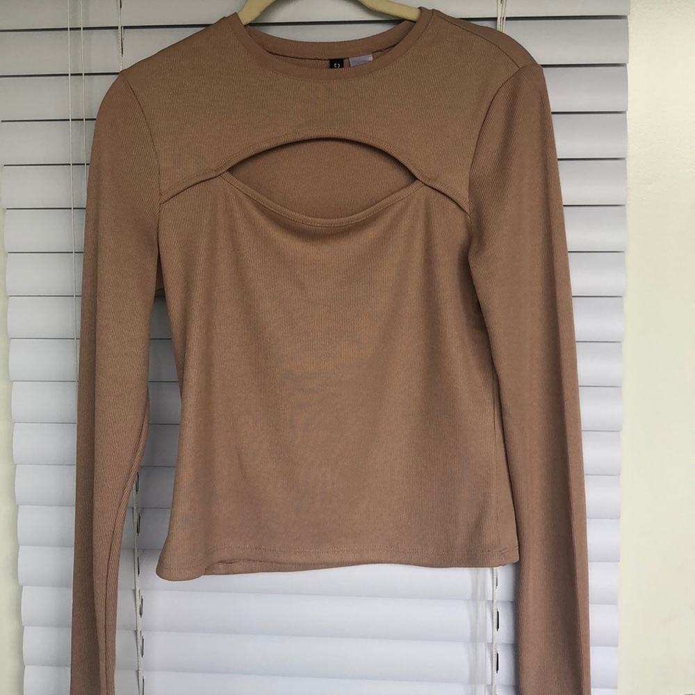 Blush Pink Long Sleeve Top